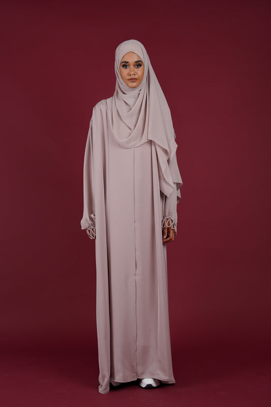 HAZEL ABAYA GREY LILAC