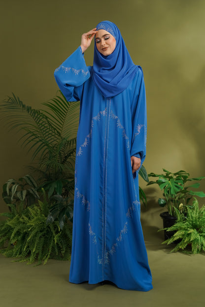 SELYN ABAYA SAPPHIRE BLUE