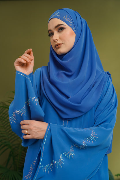 SELYN ABAYA SAPPHIRE BLUE