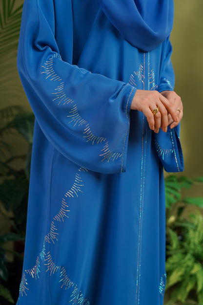 SELYN ABAYA SAPPHIRE BLUE