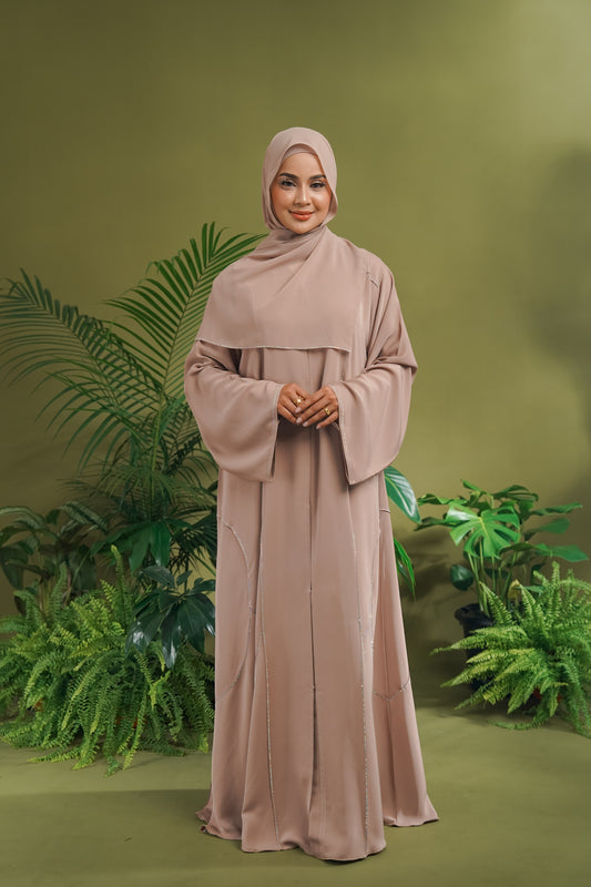 FATMA ABAYA SOFT MOCHA