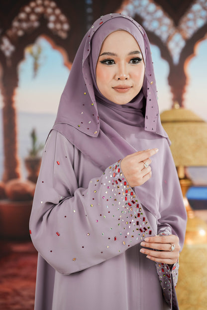 HEER ABAYA LIGHT PURPLE
