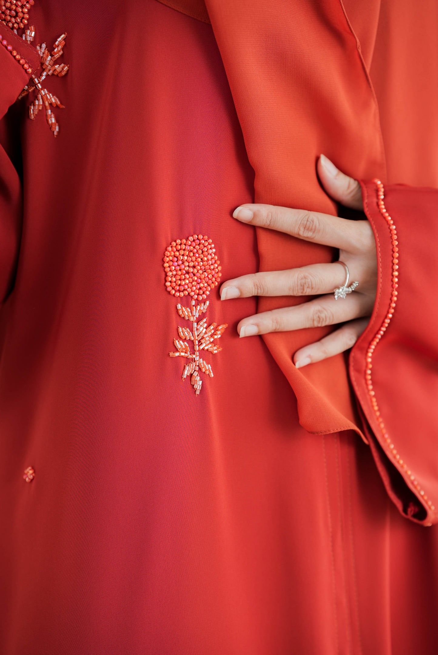 NAWAR ABAYA BURNT ORANGE