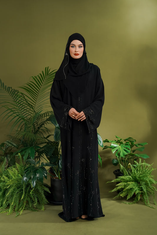 YASMEEN ABAYA BLACK
