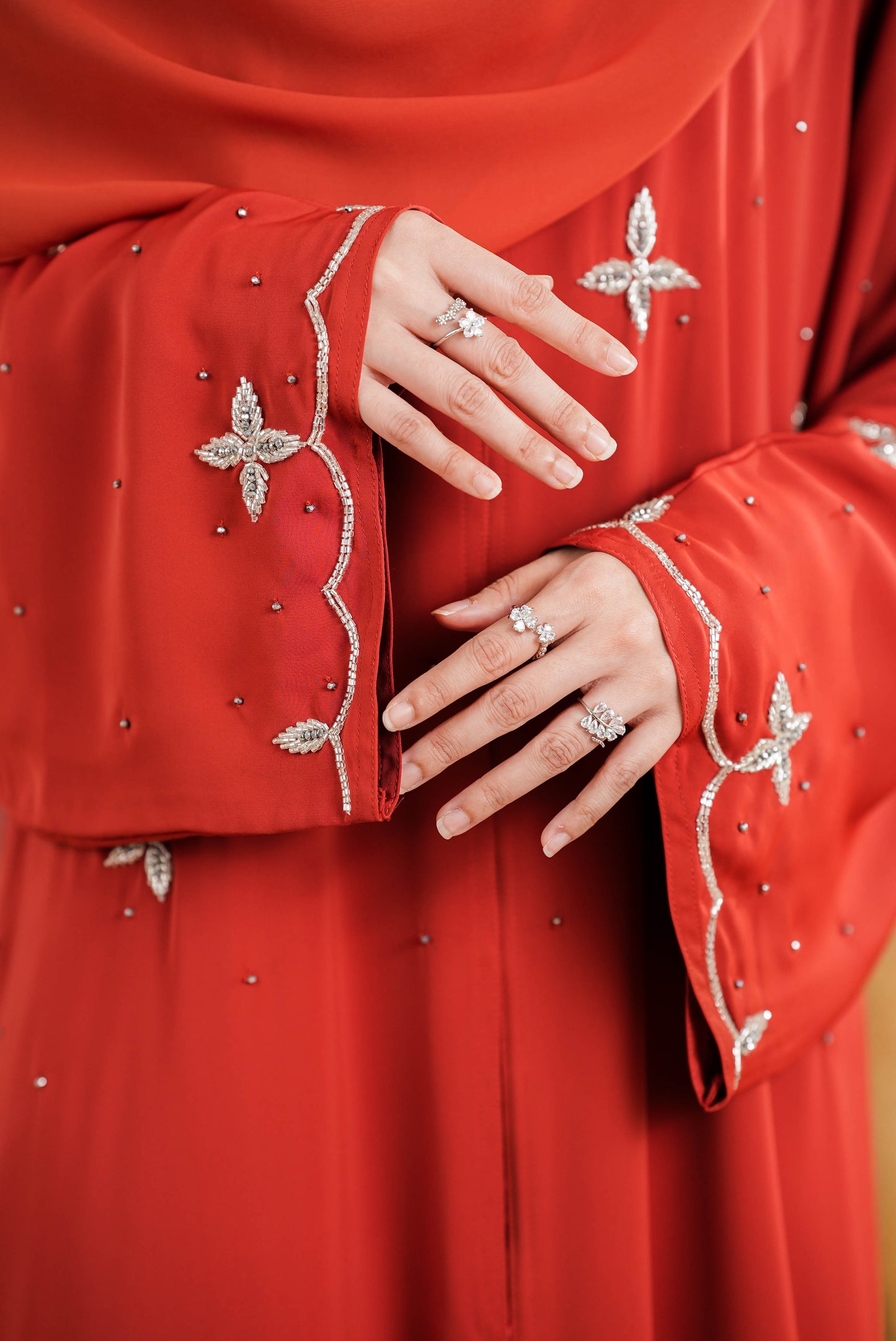 HEELWA ABAYA BURNT ORANGE