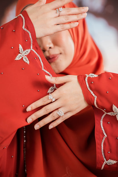 HEELWA ABAYA BURNT ORANGE