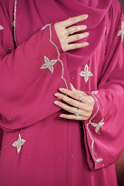 HEELWA ABAYA FUCHSIA PINK