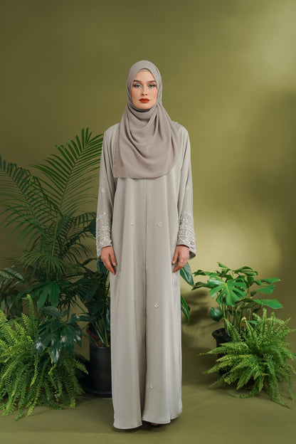 NESRINA ABAYA GREY