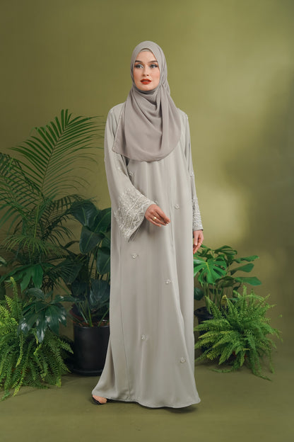 NESRINA ABAYA GREY