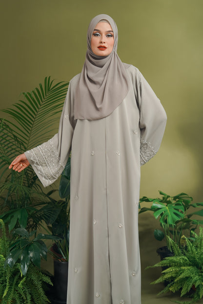 NESRINA ABAYA GREY