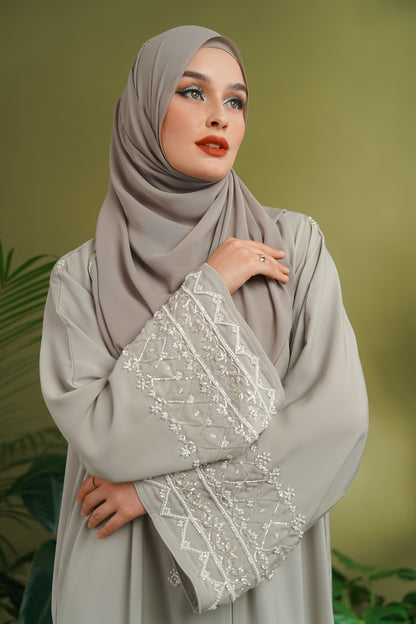 NESRINA ABAYA GREY