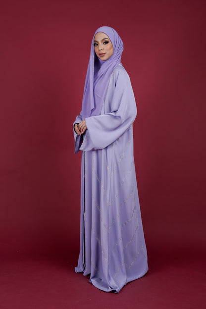 TASMEERA ABAYA DUSTY LILAC