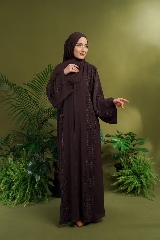 NAURAH ABAYA DEEP PURPLE