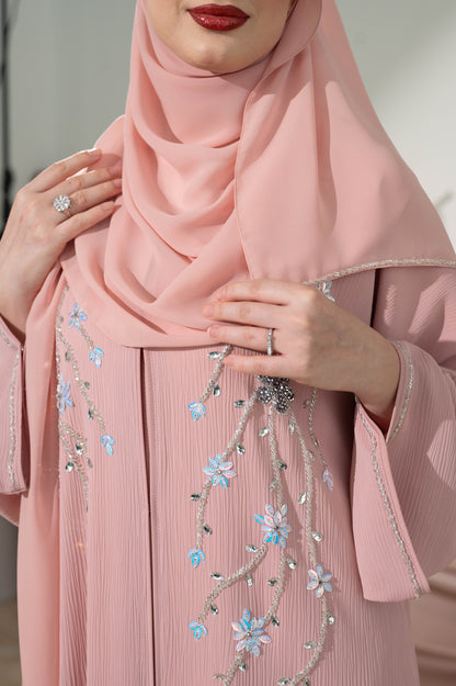 KAAMIL ABAYA BABY PINK