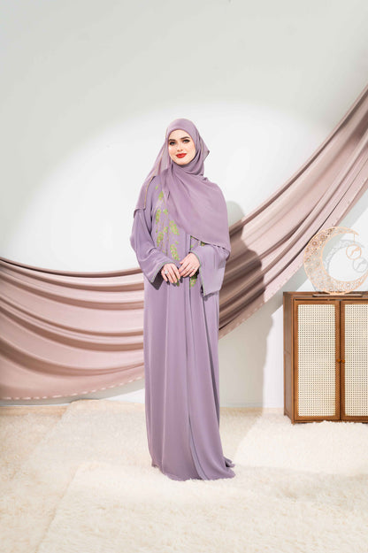 AMARA ABAYA DUSTY PURPLE