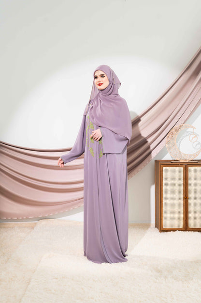 AMARA ABAYA DUSTY PURPLE