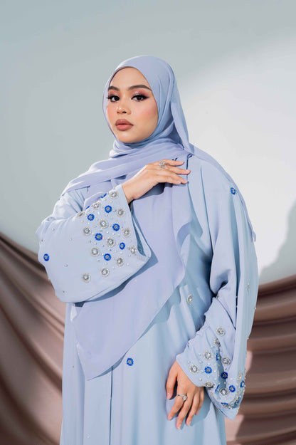 RUMI ABAYA DUSTY BLUE