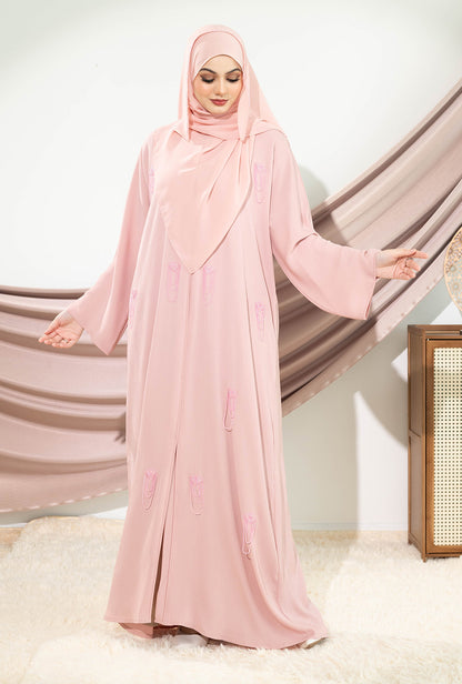 DEEMA ABAYA BABY PINK