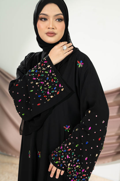 ALMA ABAYA JET BLACK