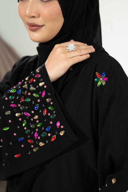 ALMA ABAYA JET BLACK