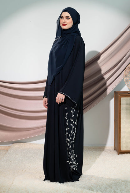 NAMYLA ABAYA DARK NAVY