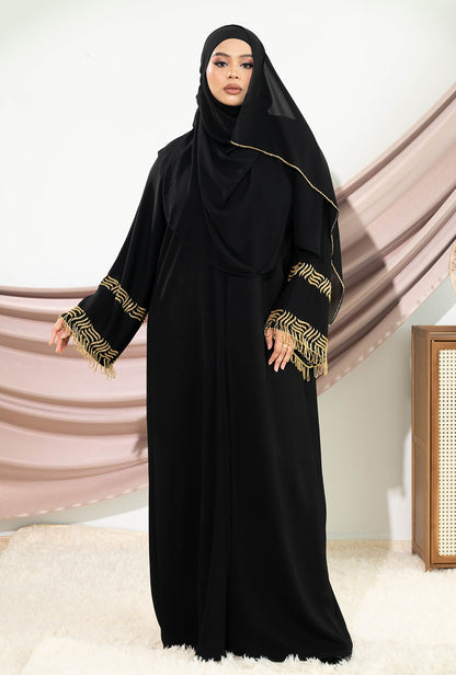 ARMEL ABAYA JET BLACK