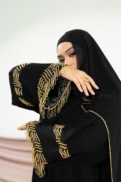 ARMEL ABAYA JET BLACK