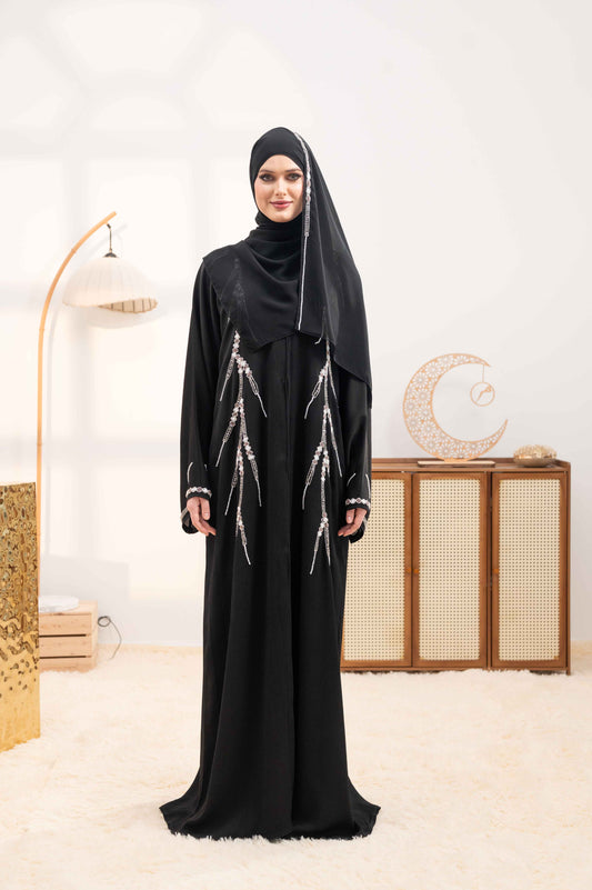 QUBRA ABAYA BLACK