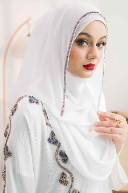 KAIZY ABAYA OFF WHITE