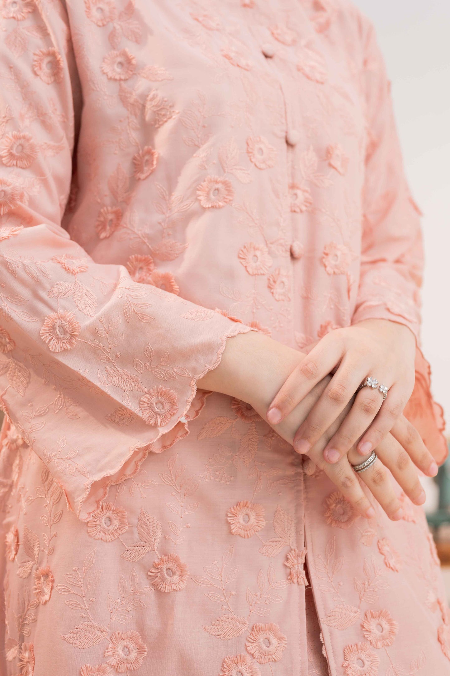 KURUNG CIK KEMBANG SAYANG BABY PINK