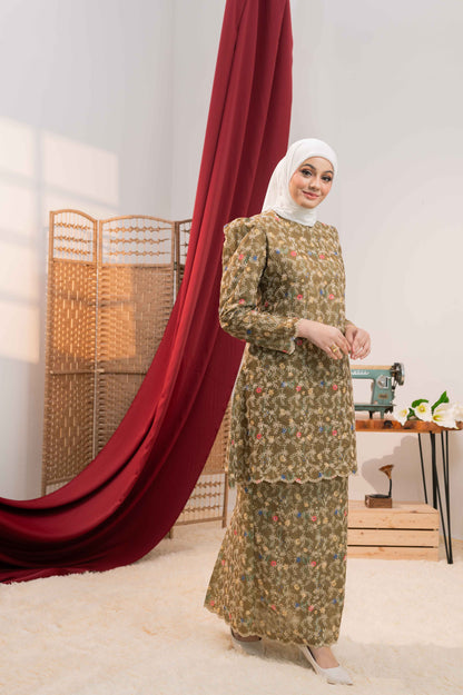 KURUNG KASEH MELATI MOSS GREEN