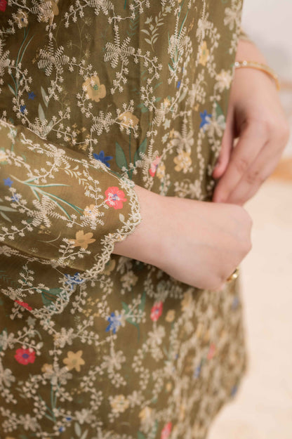 KURUNG KASEH MELATI MOSS GREEN
