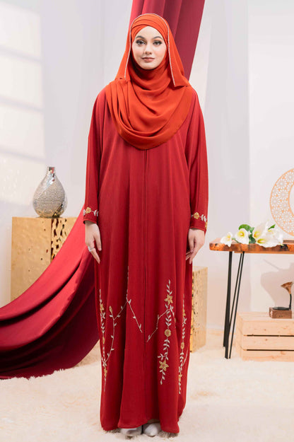 CAMILA ABAYA BURNT ORANGE