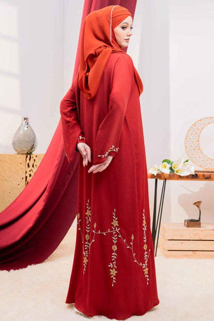 CAMILA ABAYA BURNT ORANGE