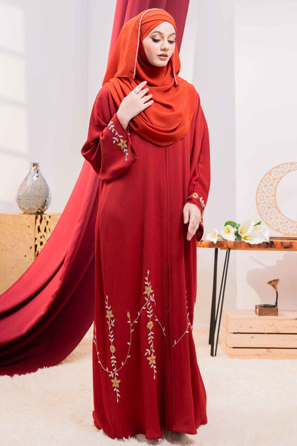 CAMILA ABAYA BURNT ORANGE