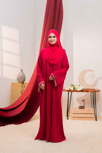 NASHIM ABAYA FUCHSIA PINK