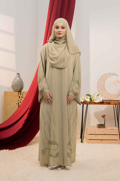 MAHEEM ABAYA LIME CREAM