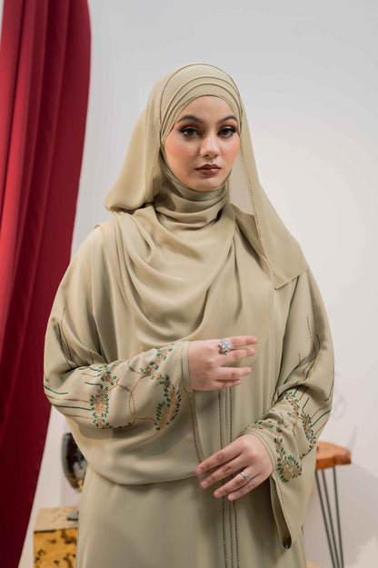 MAHEEM ABAYA LIME CREAM