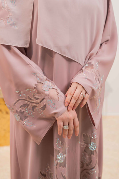 BELVA ABAYA PALE LILAC