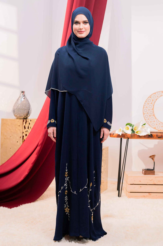 CAMILA ABAYA NAVY BLUE