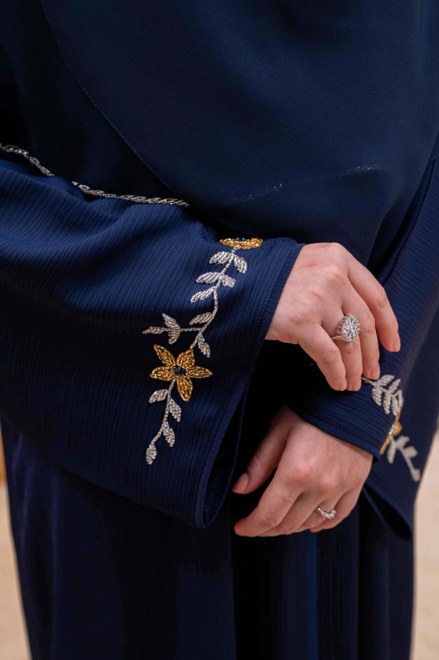 CAMILA ABAYA NAVY BLUE