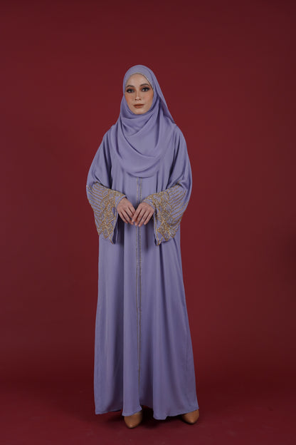 NAWAL ABAYA HEIRLOOM LILAC