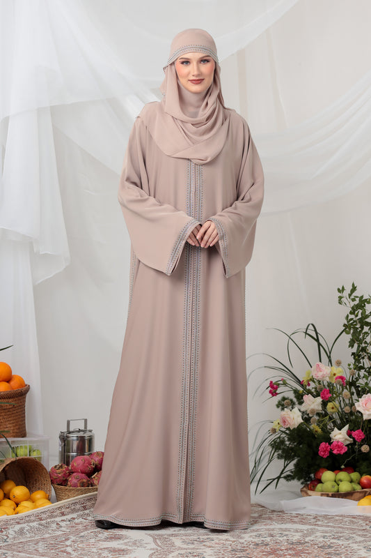 BARSHA ABAYA BEIGE