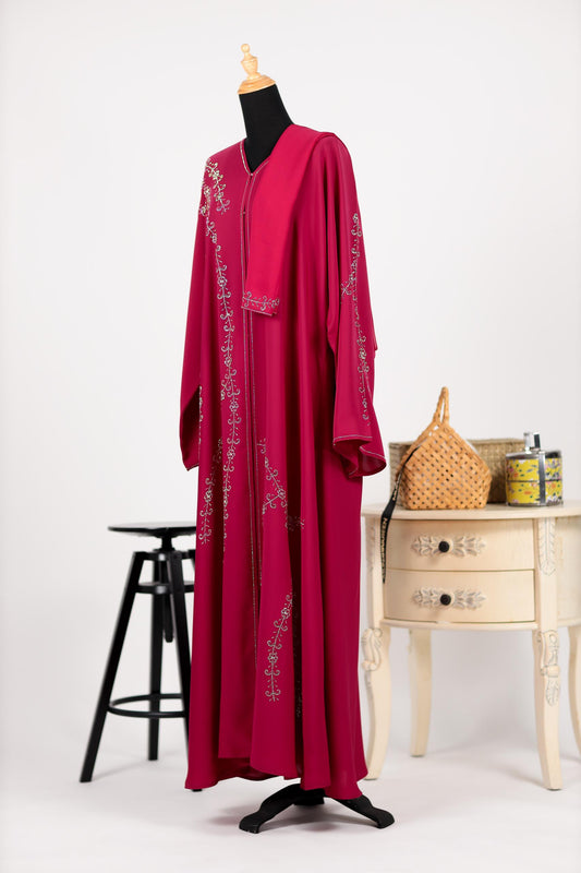 GAMILA ABAYA SHOCKING PINK