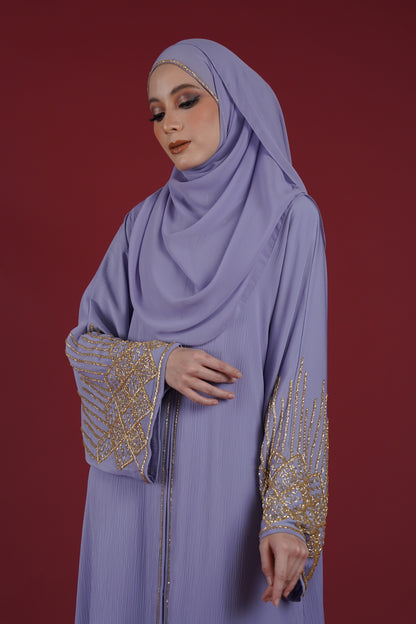 NAWAL ABAYA HEIRLOOM LILAC