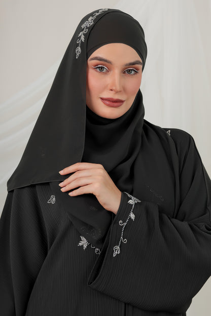 MAHAR ABAYA GREY