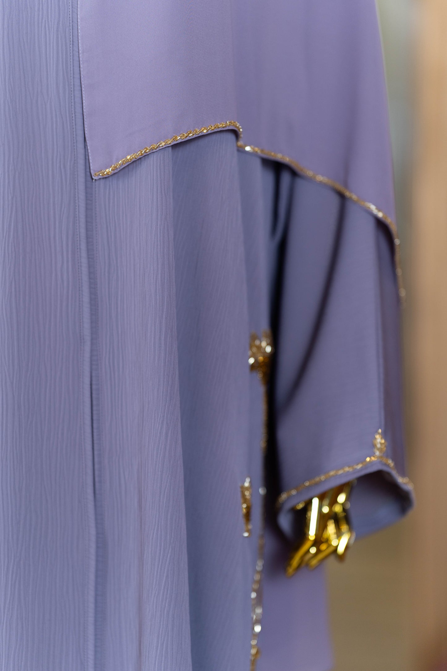 LUTFYA ABAYA DUSTY PURPLE