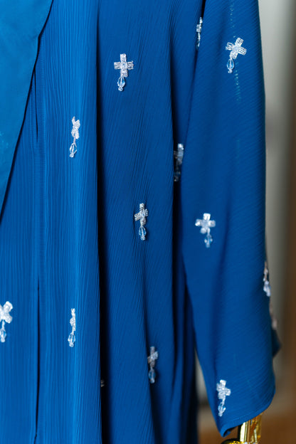 AILEEN ABAYA TEAL BLUE