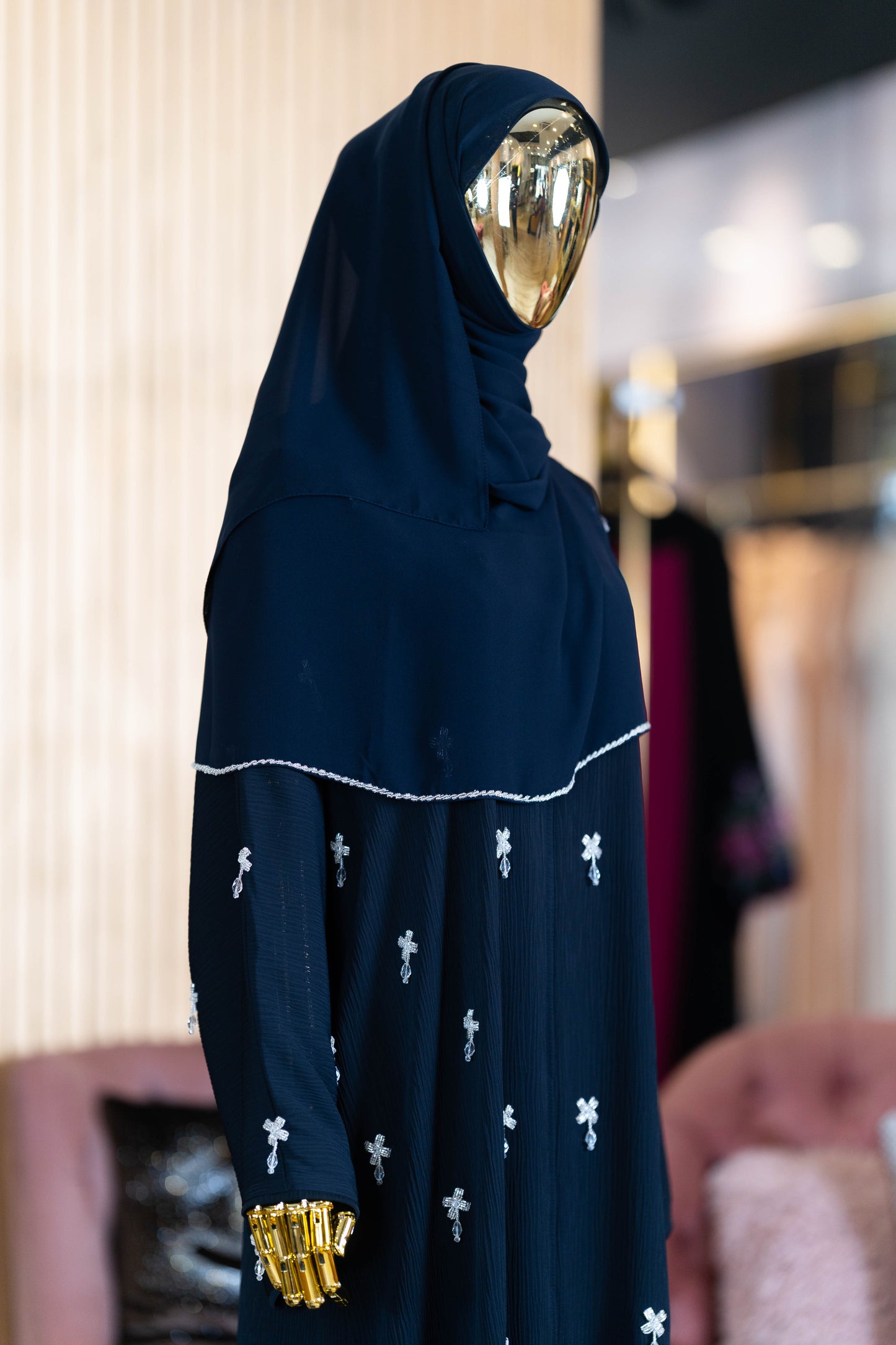 AILEEN ABAYA DARK BLUE