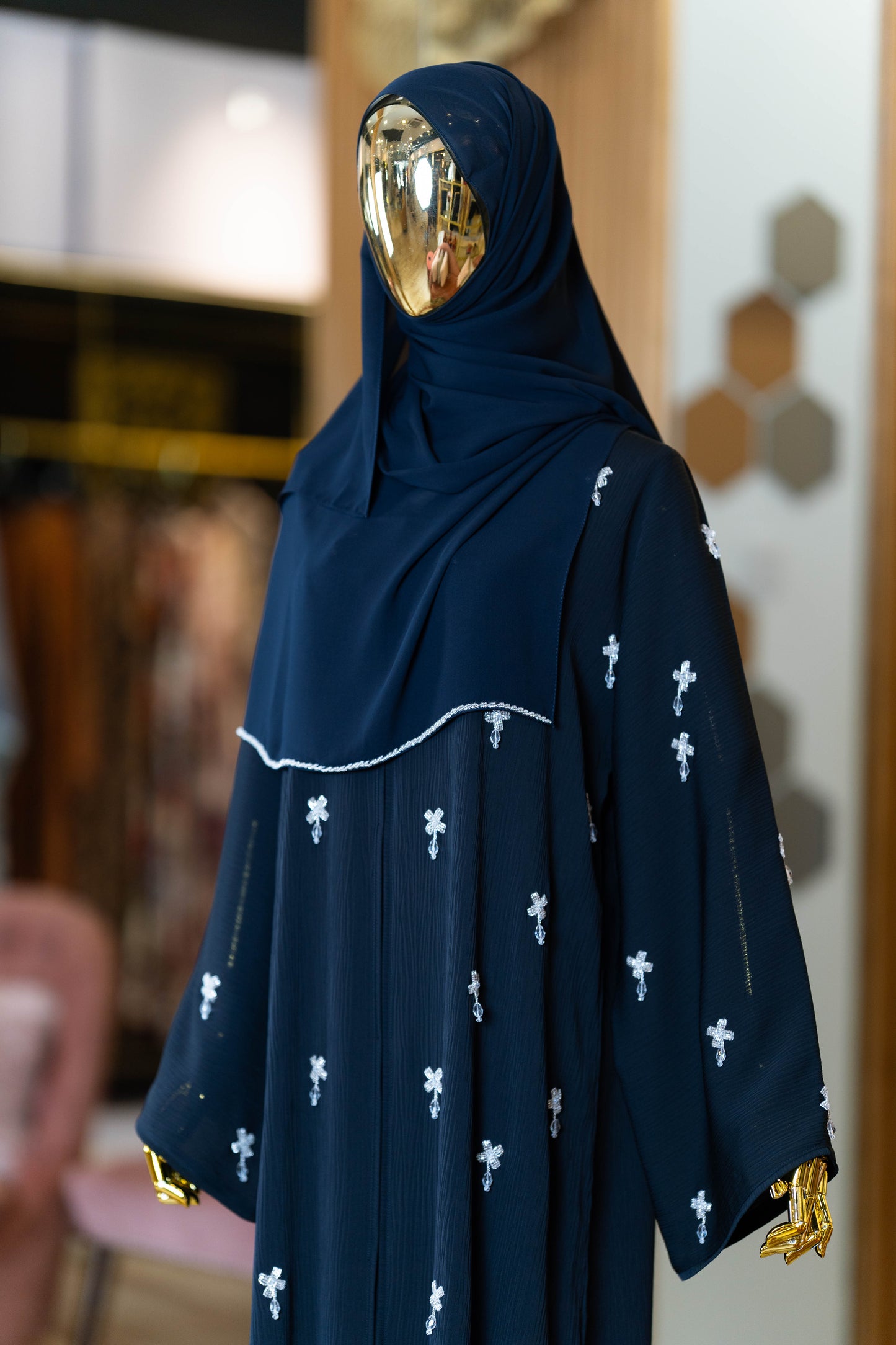 AILEEN ABAYA DARK BLUE